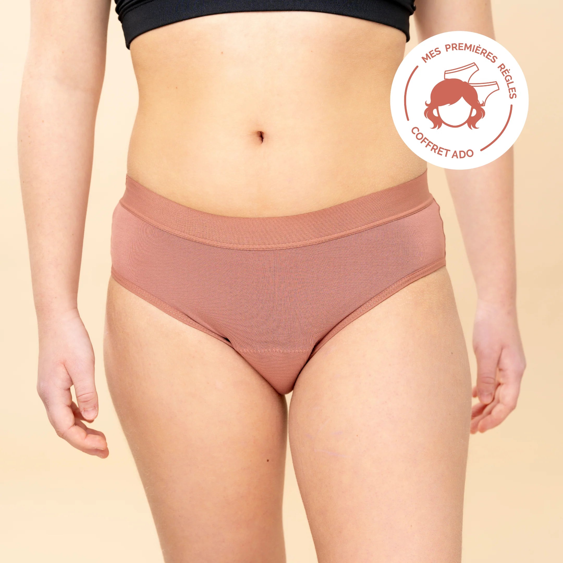 Volga: Mi primer período - Bragas menstruales de flujo medio - 3XS a XL