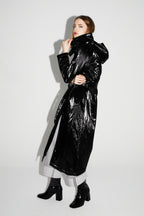 Trench Lauren Mercurio Black Fabriqué En Italie