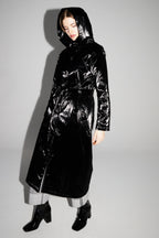 Trench Lauren Mercurio Black Fabriqué En Italie