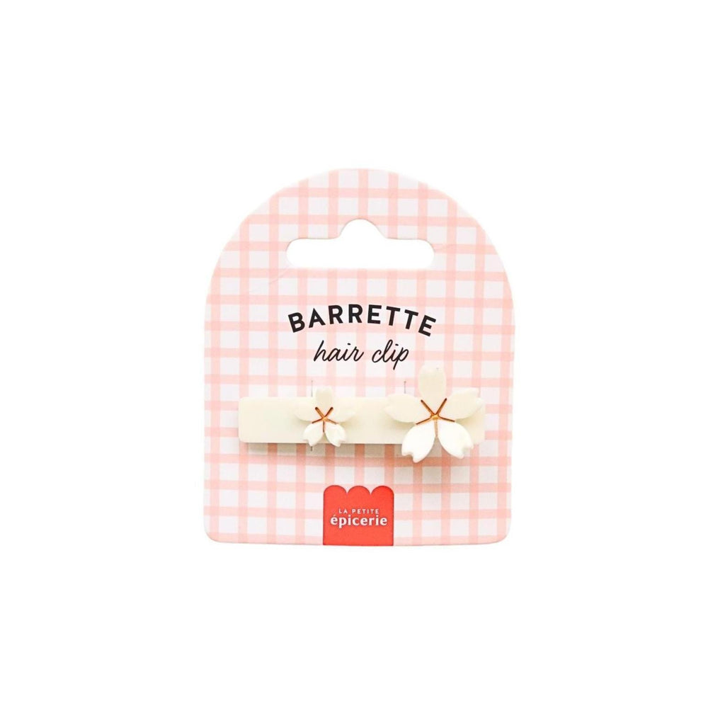 Hair Barrette - Sakura Ivory