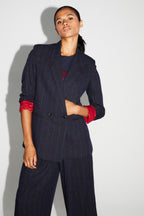 Blazer Ema Héritage Navy Fabriqué En Italie
