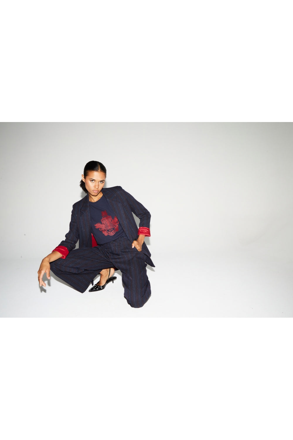 Blazer Ema Héritage Navy Fabriqué En Italie