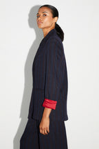 Blazer Ema Héritage Navy Fabriqué En Italie