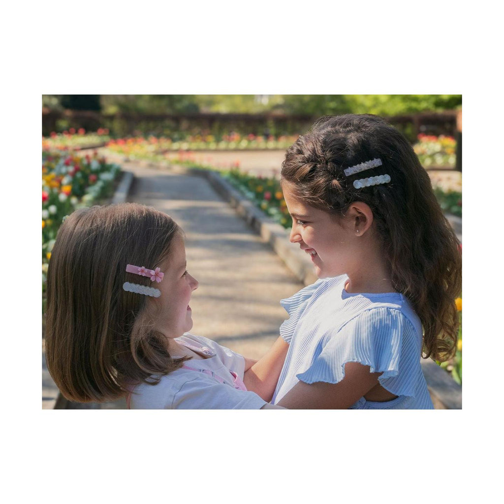 Hair Barrette - Fuchsia Heart