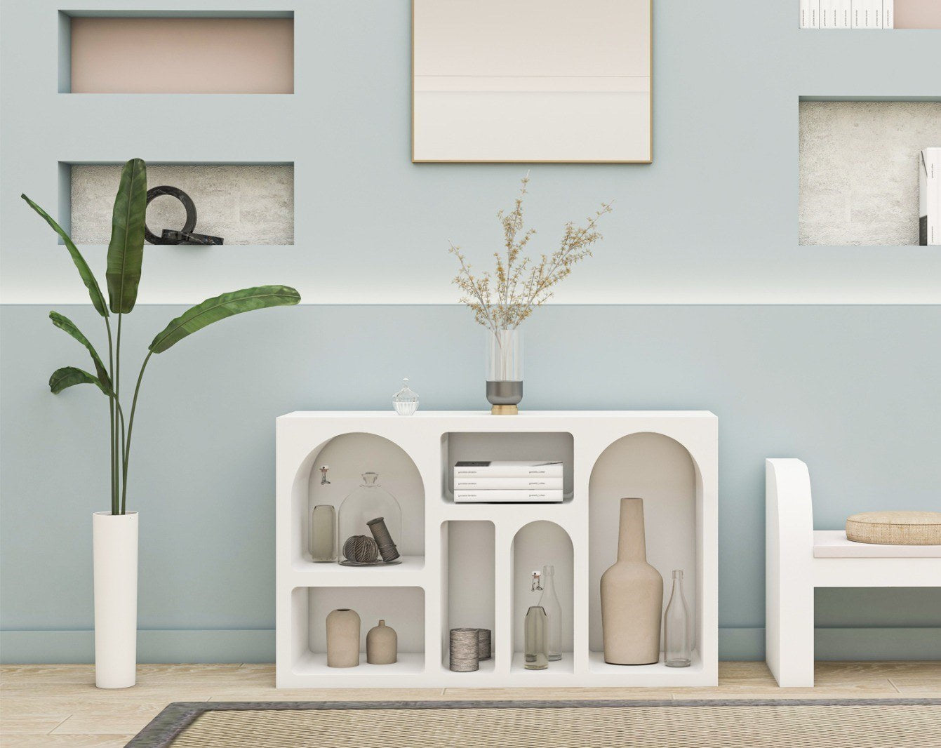 Liva 120 - Console Table - White