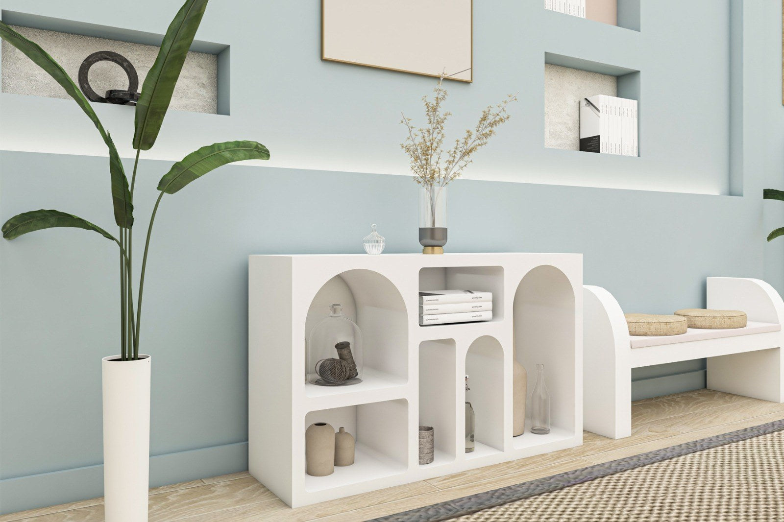 Liva 120 - Console Table - White