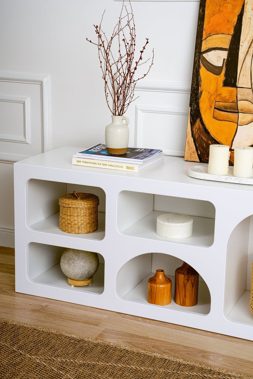 Ferlis - Console Table - White