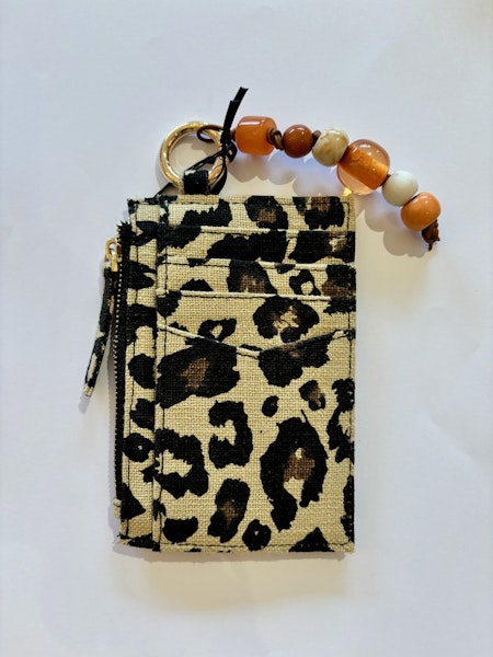 Elmo Textile Card Holder - Leopard