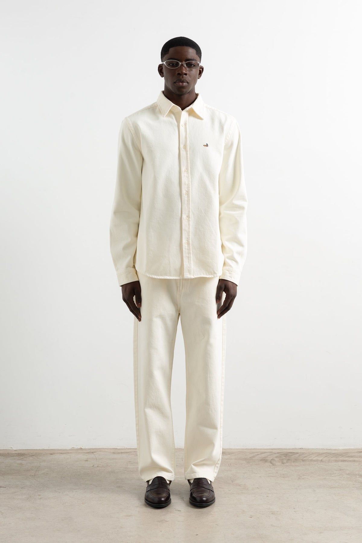 Chemise Duck Denim Off White