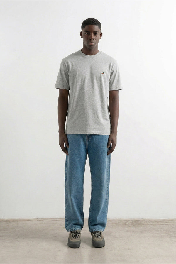 Duck Patch Grey Melange T-Shirt