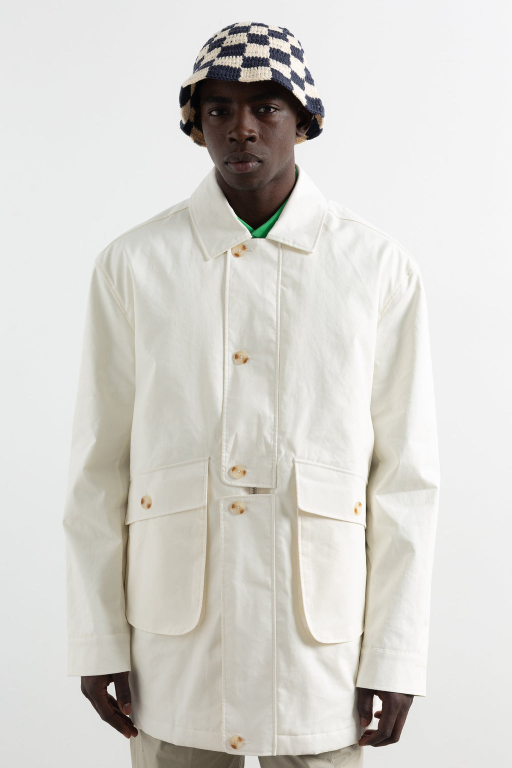 Veste Double Placket Off White