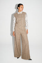 Arielle Tweed Kimolos Sleeveless Jacket Made in Italy