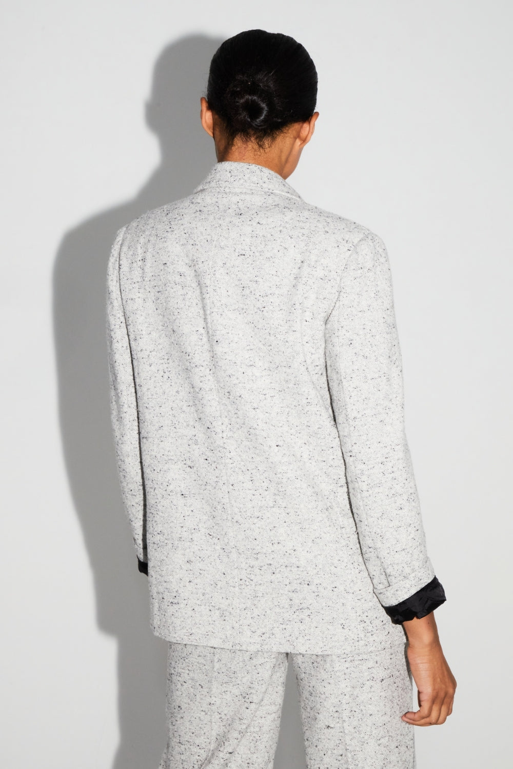 Blazer Ema Laine Granito Fabriqué En Italie - Gris