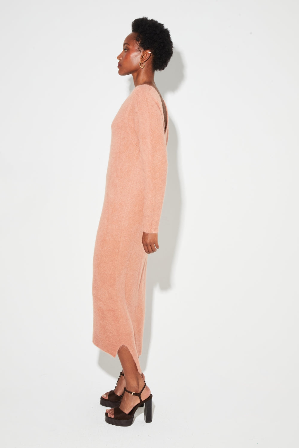 Maxi Dress Gaby Alpaca Mocha