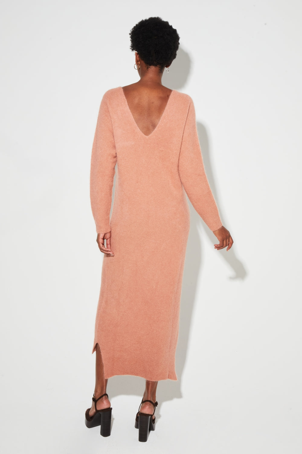 Maxi Dress Gaby Alpaca Mocha