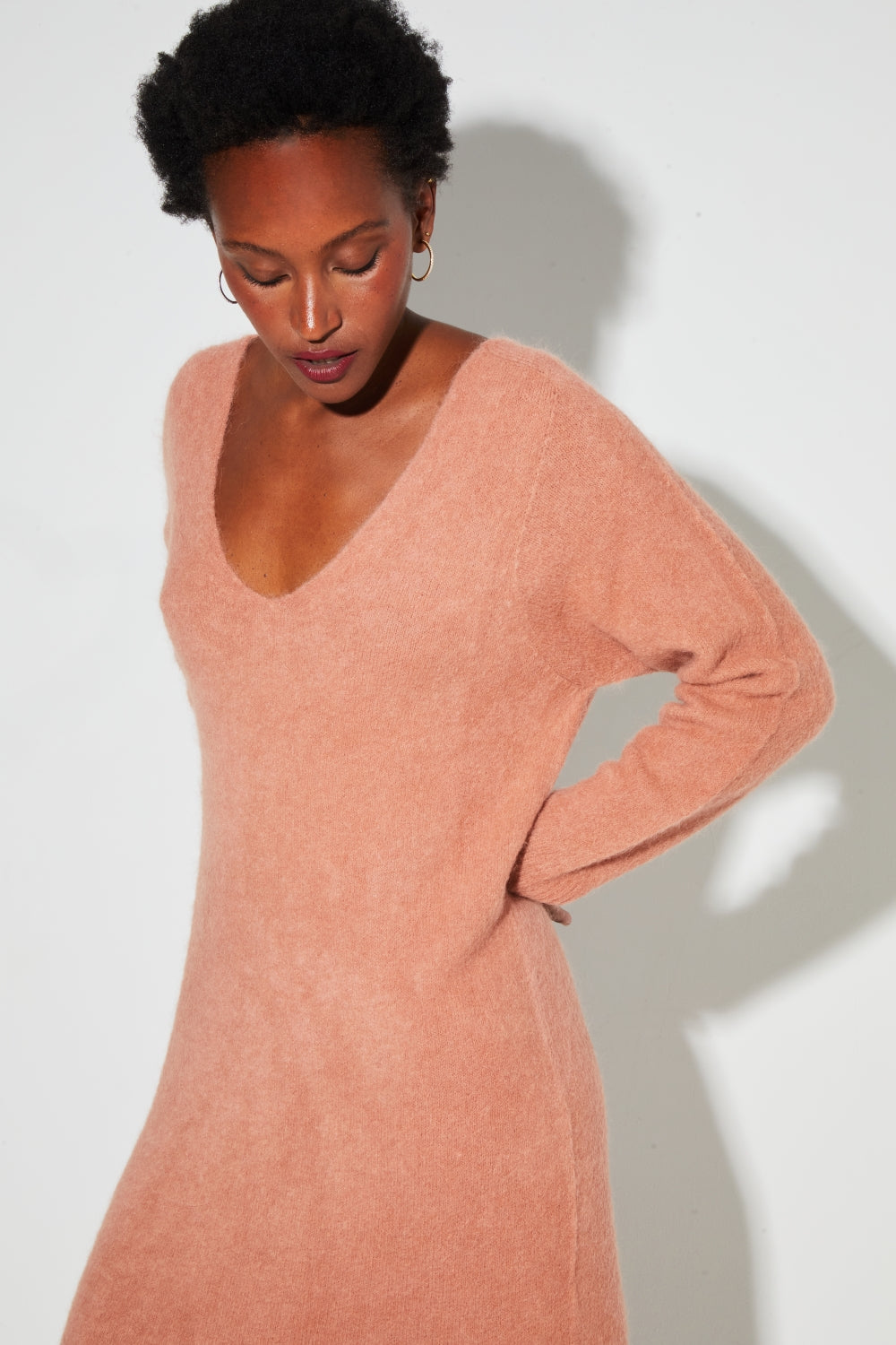 Maxi Dress Gaby Alpaca Mocha
