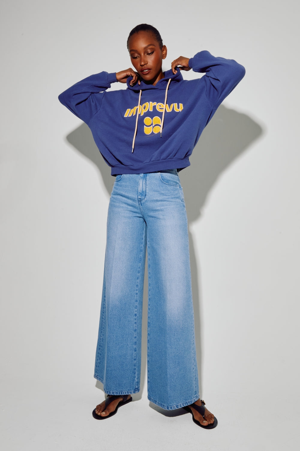 Kira College Navy Sweatshirt, Made In Portugal