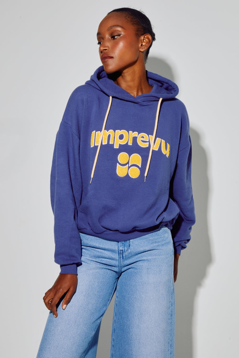 Kira College Navy Sweatshirt, Made In Portugal