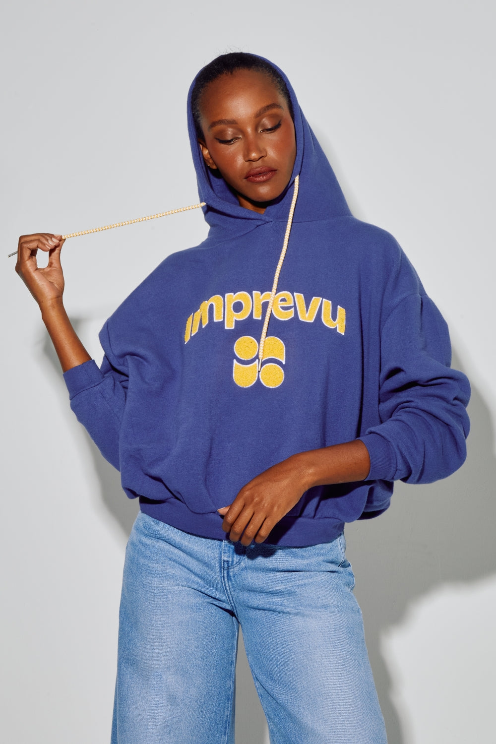 Kira College Navy Sweatshirt, Made In Portugal