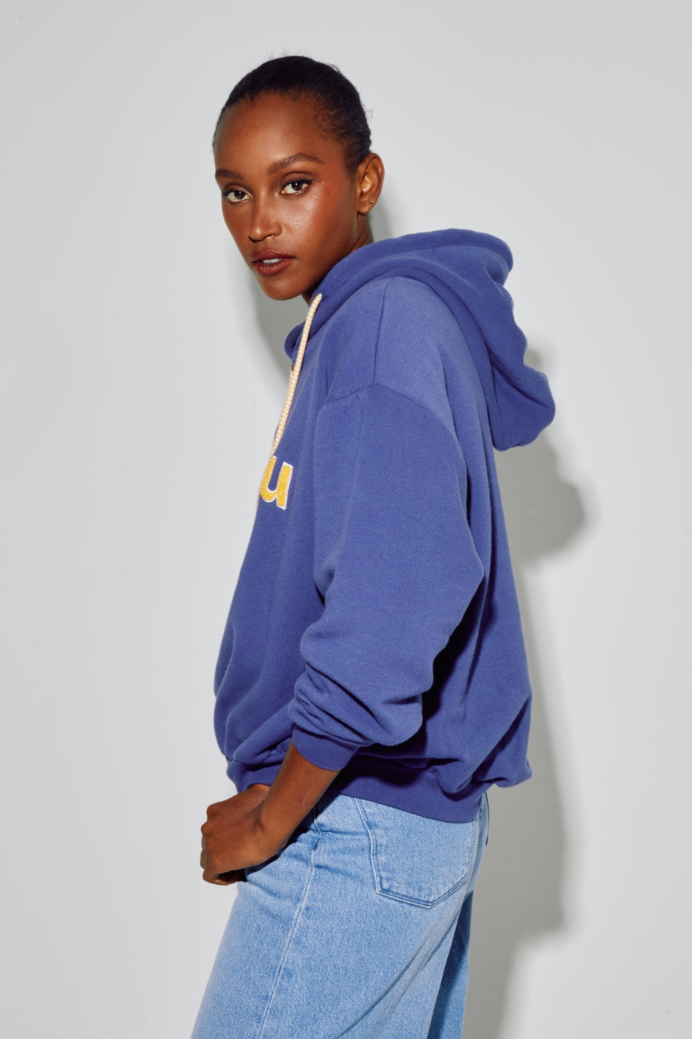 Kira College Navy Sweatshirt, Made In Portugal