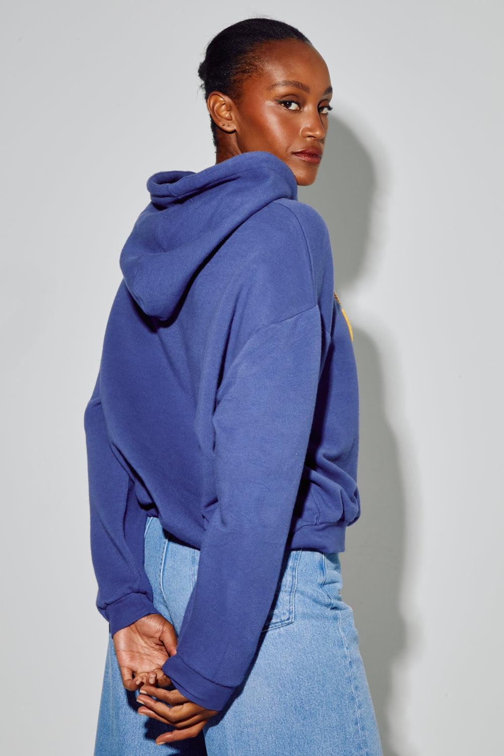 Kira College Navy Sweatshirt, Made In Portugal