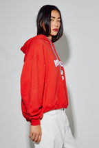 Kira College Red Sweatshirt, Made In Portugal