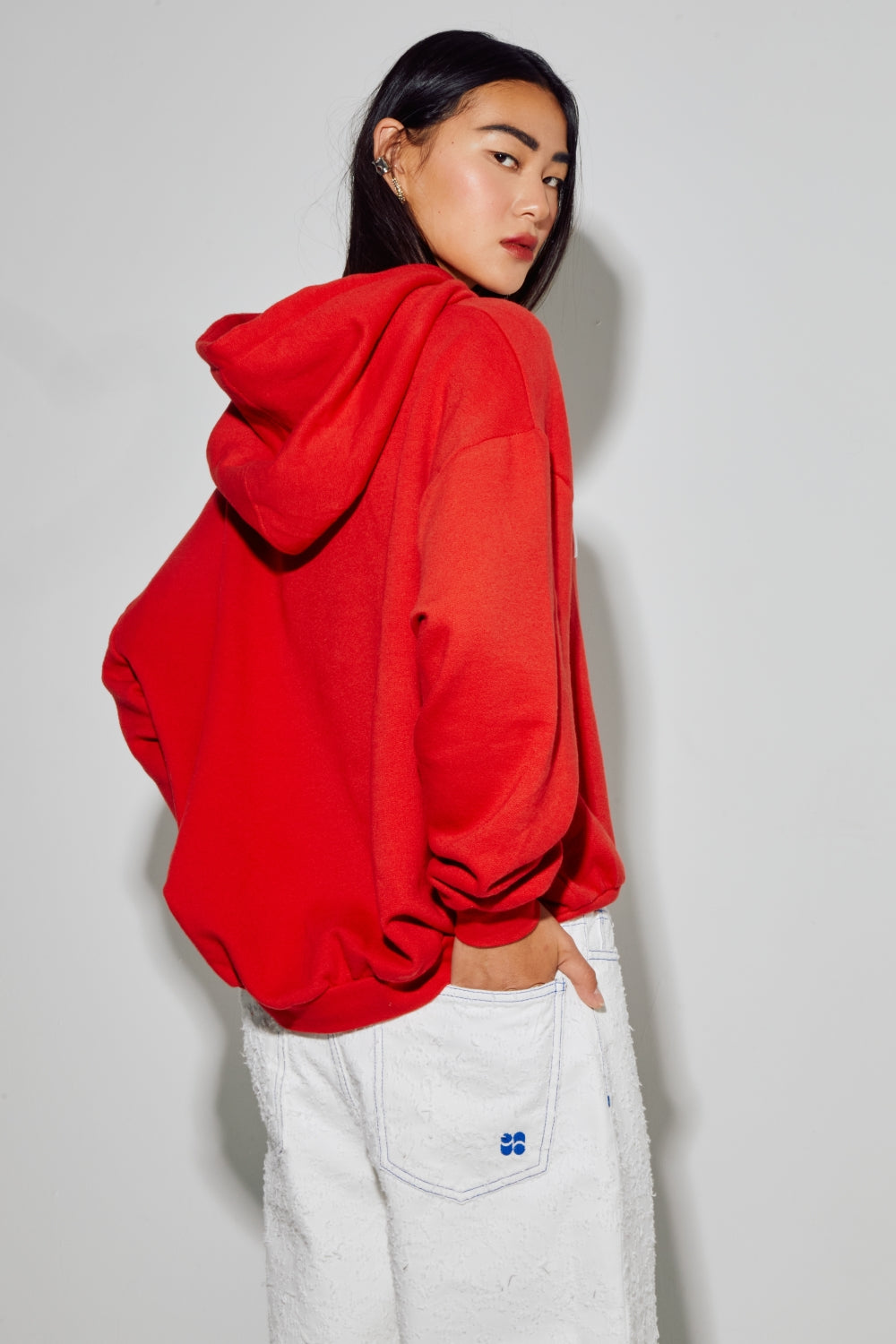 Kira College Red Sweatshirt, Made In Portugal