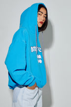 Sweatshirt Kira Collège Electric Blue, Fabriqué Au Portugal - Bleu