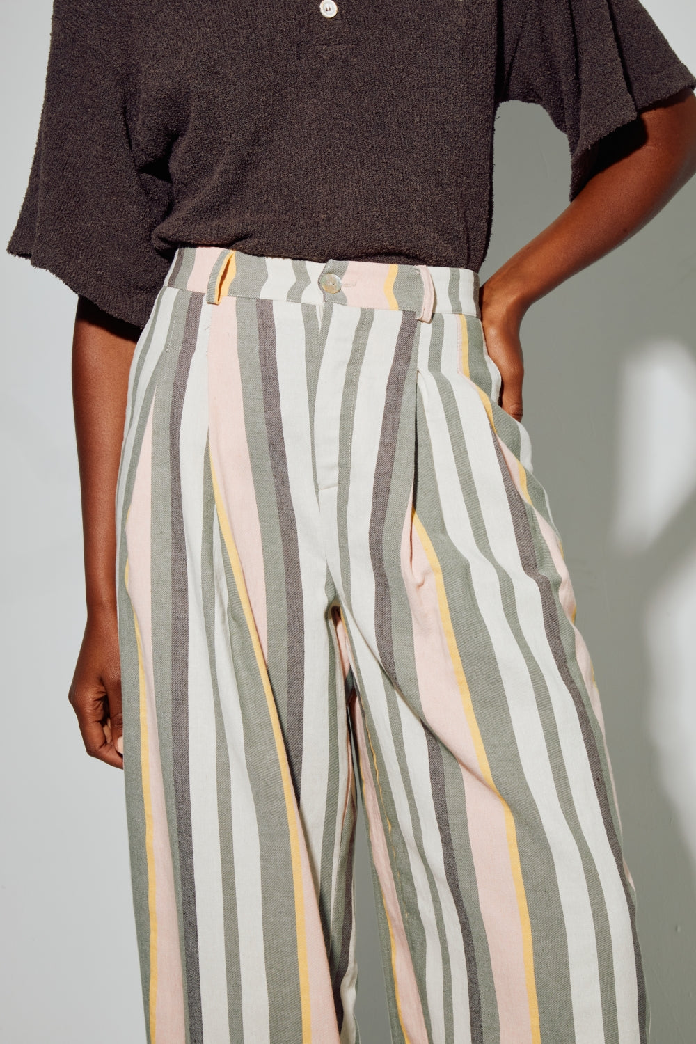 Elsa Pants, Summer Stripes Made In Italy