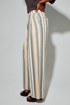 Elsa Pants, Summer Stripes Made In Italy