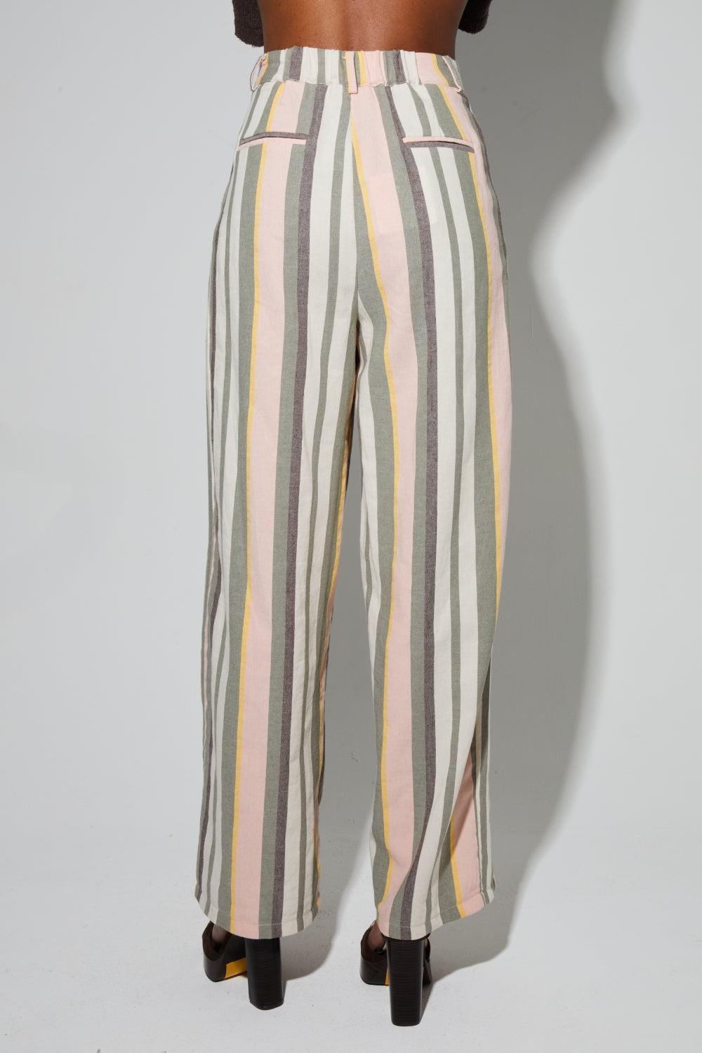 Elsa Pants, Summer Stripes Made In Italy