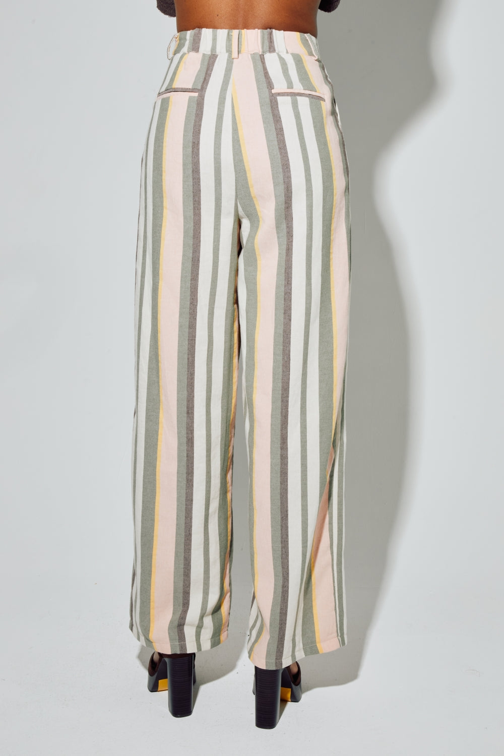 Elsa Pants, Summer Stripes Made In Italy