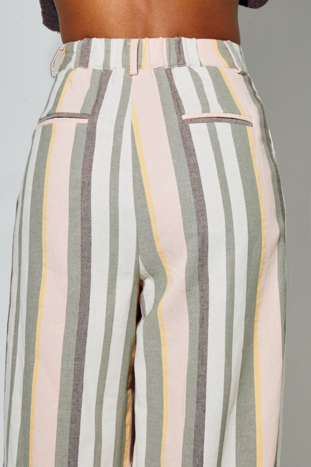 Elsa Pants, Summer Stripes Made In Italy