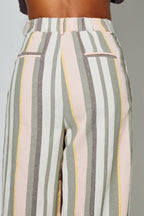 Elsa Pants, Summer Stripes Made In Italy