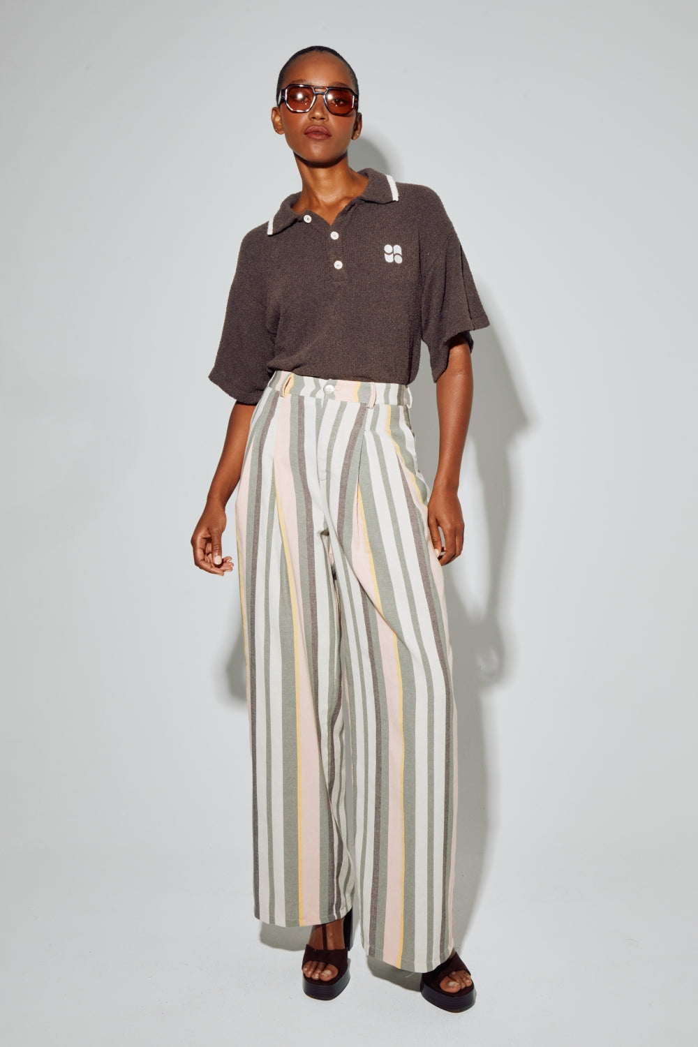 Elsa Pants, Summer Stripes Made In Italy