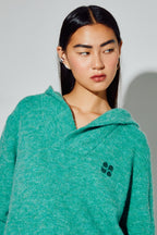 Sweatshirt NoAlpaga Green Fabriqué En Italie - Vert