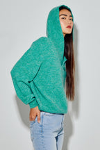 Sweatshirt NoAlpaga Green Fabriqué En Italie - Vert