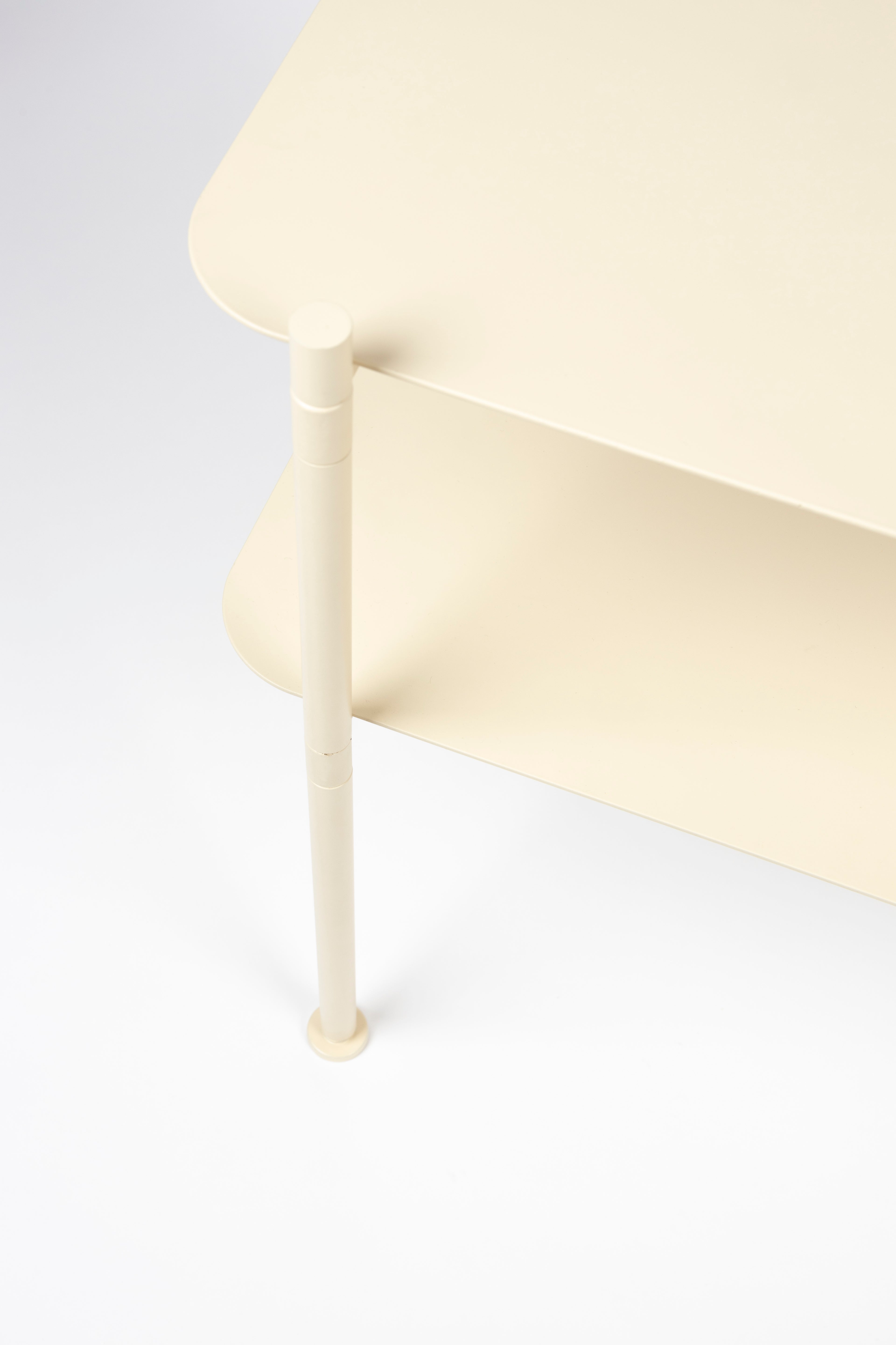 River L - Estante - Hierro - Arroz/Beige