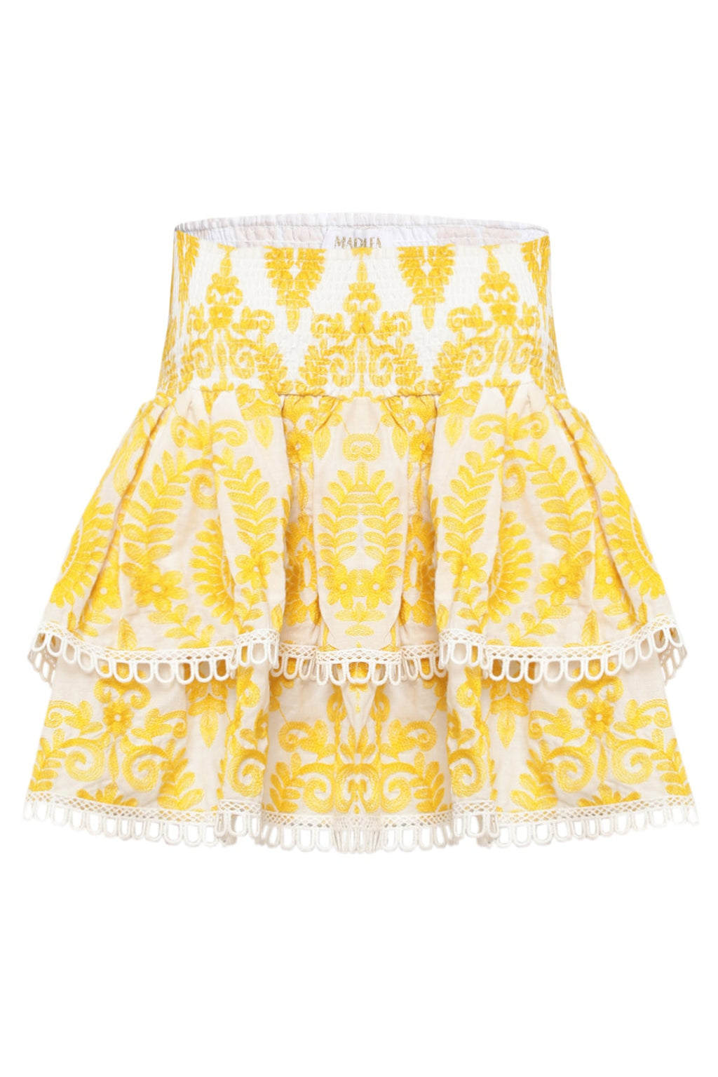 Paulina Skirt - Yellow Embroidery