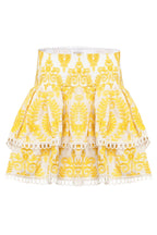 Paulina Skirt - Yellow Embroidery