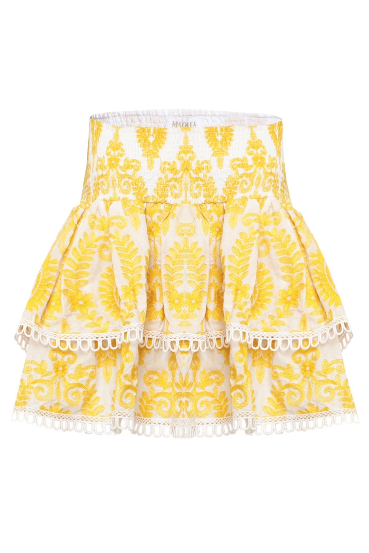 Paulina Skirt - Yellow Embroidery