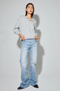 Sudadera Nola Alpaca Gris Made In Italy