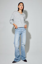 Sudadera Nola Alpaca Gris Made In Italy