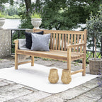 Gardena - Solid Teak Garden Bench - Natural