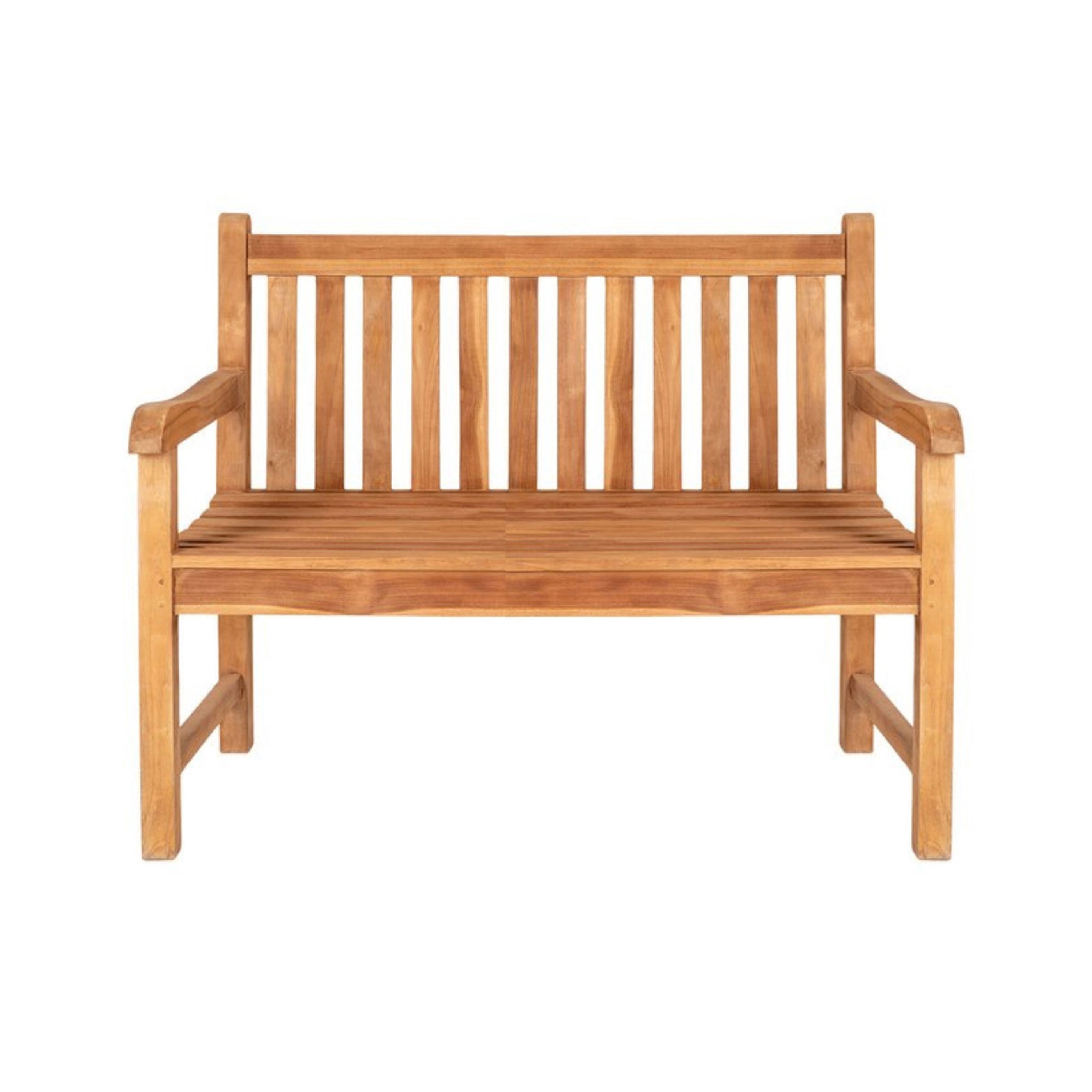 Gardena - Solid Teak Garden Bench - Natural