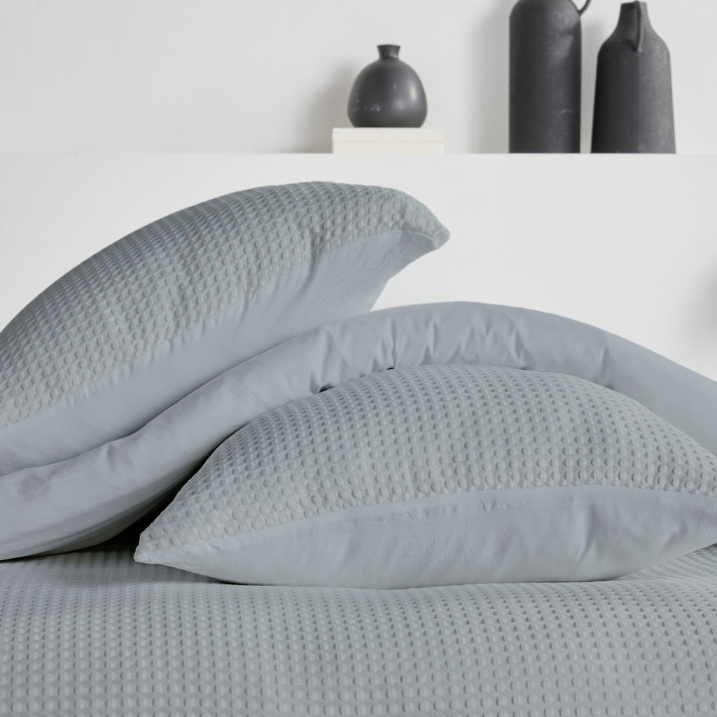 Textured Effect Set - Honeycomb Bedding Set - Steel