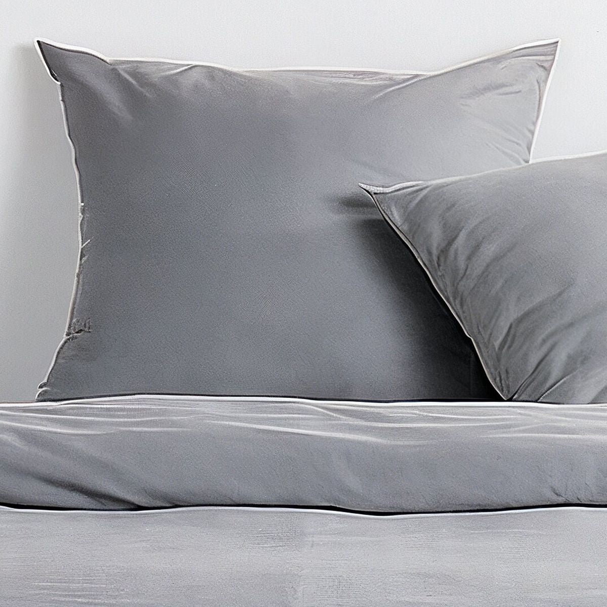 Parure Effet Matiere - Parure De Lit - Gris
