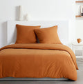 Parure Effet Matiere - Parure De Lit - Marron