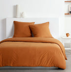Parure Effet Matiere - Parure De Lit - Marron
