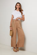 Trousers - Camel - Women